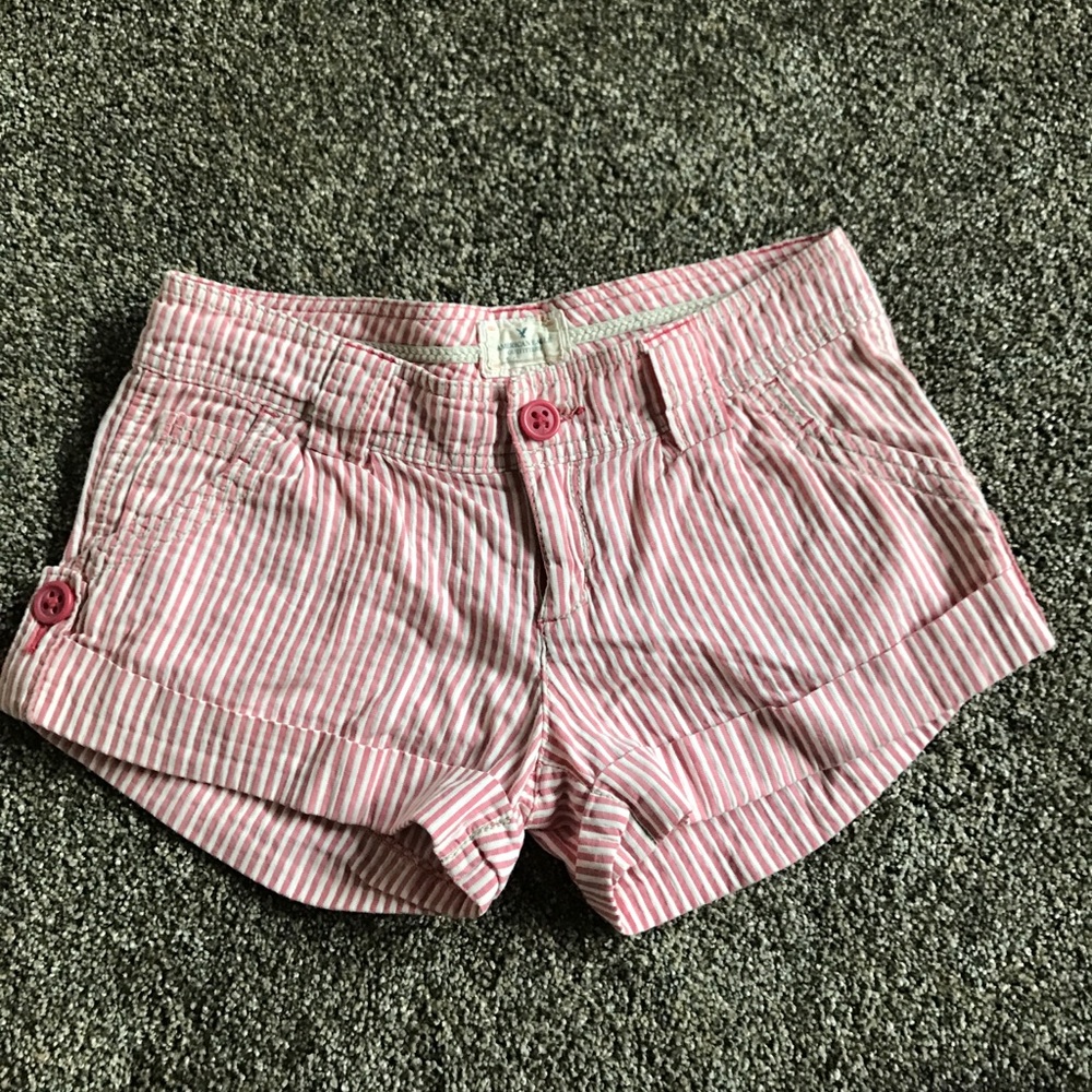 striped shorts