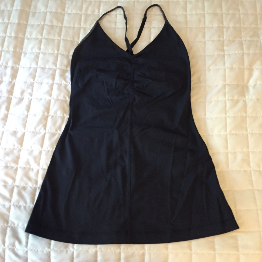 Lululemon athletics tank with adj cross cross back