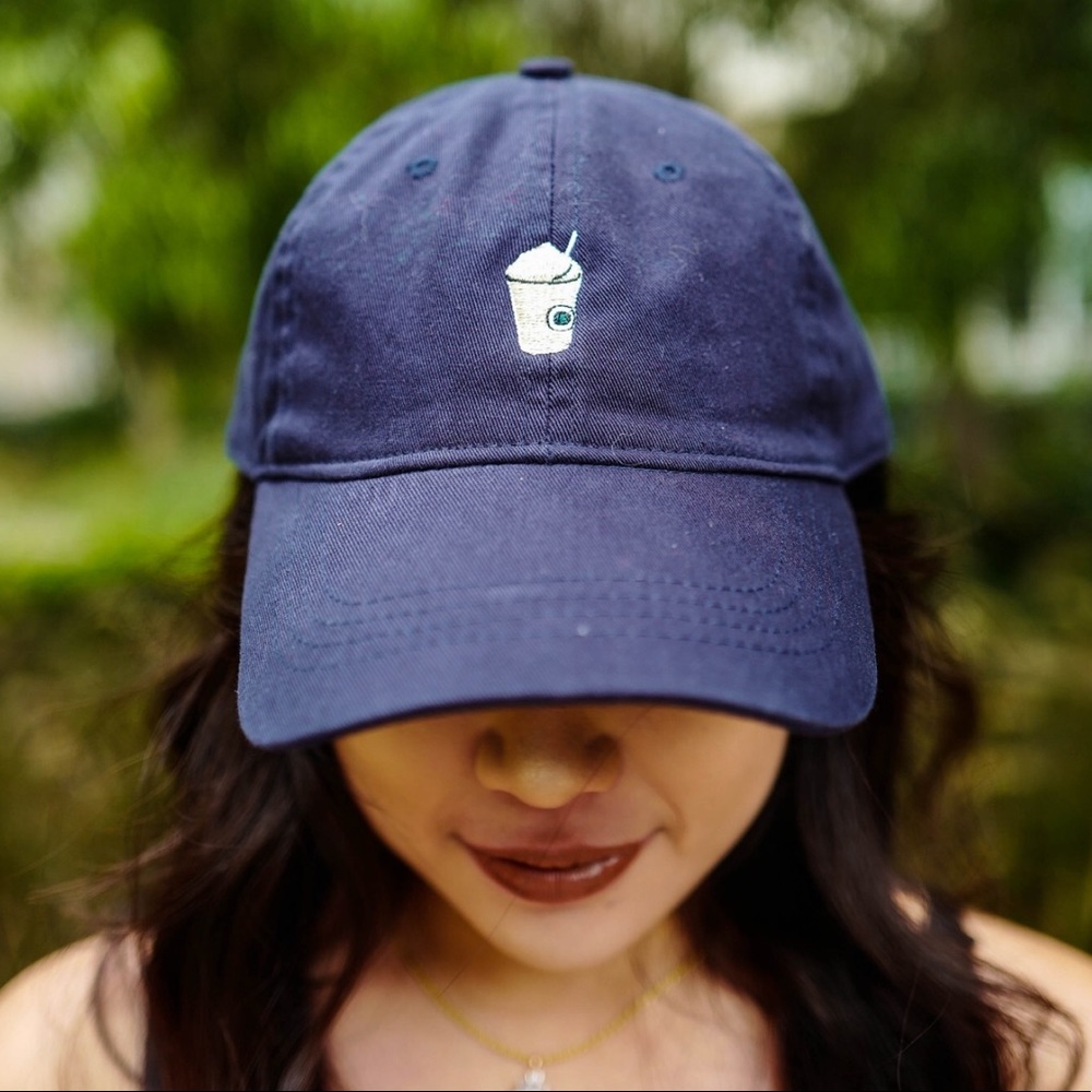 Coffee cup cap in NAVY