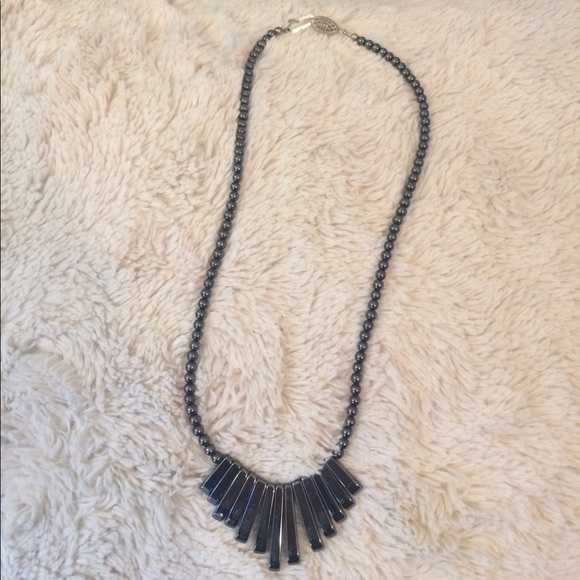 Jewelry - Vintage Hematite Dark Gray Necklace