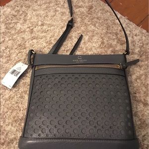 Kate spade dark gray Crossbody.