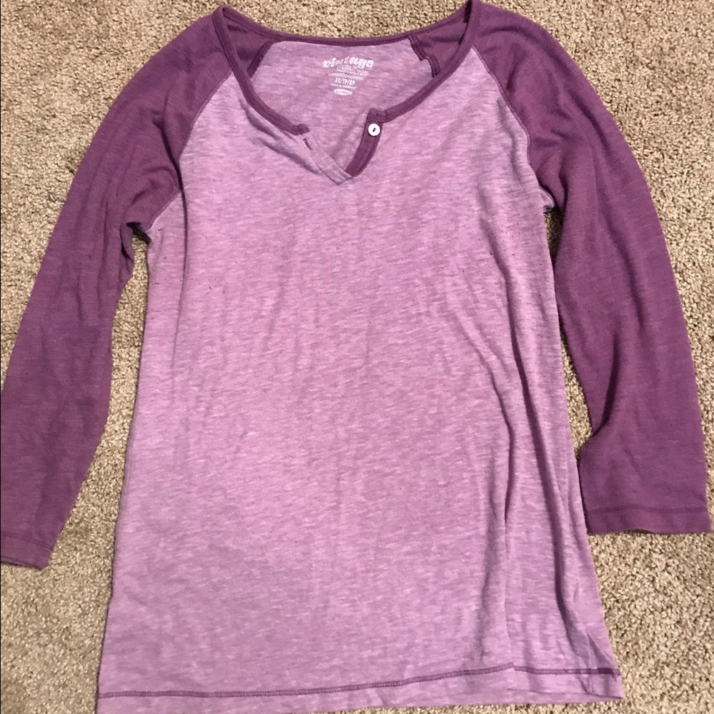 Old Navy Vintage 3/4 Sleeve Shirt