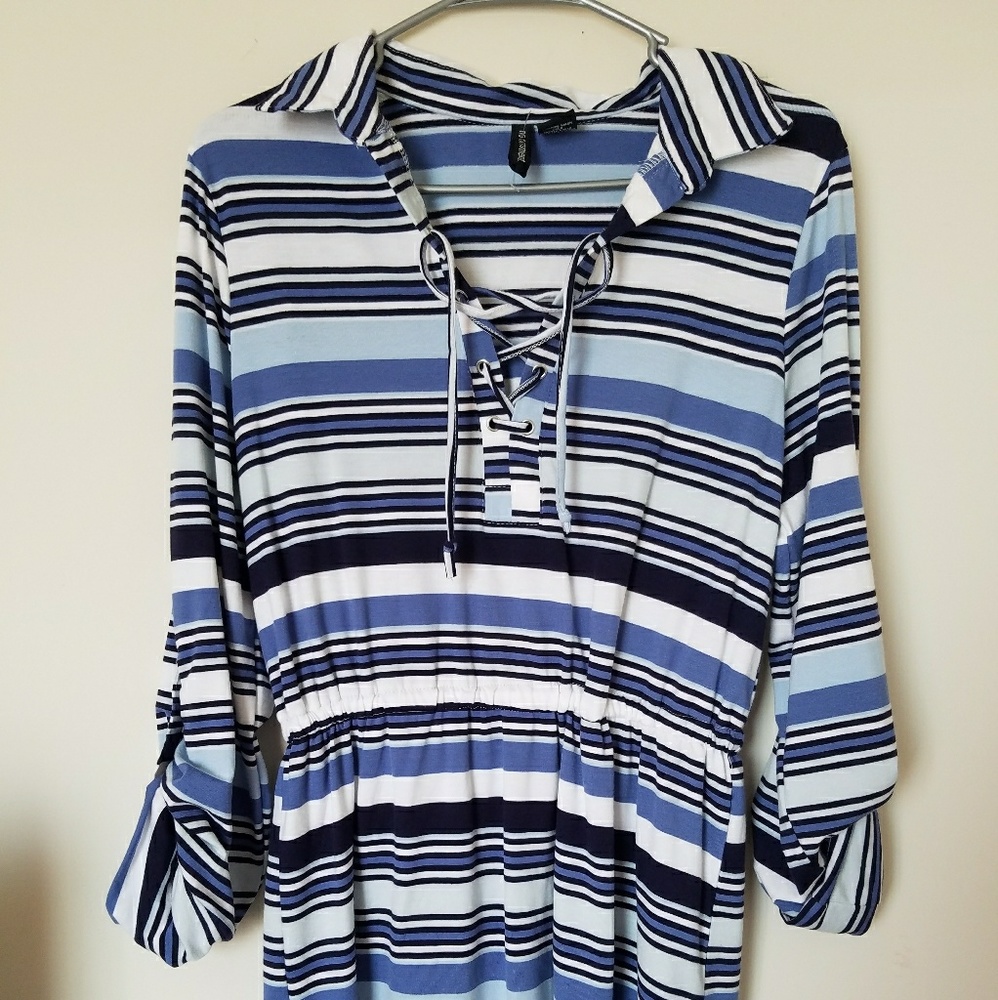 stripped summer dress