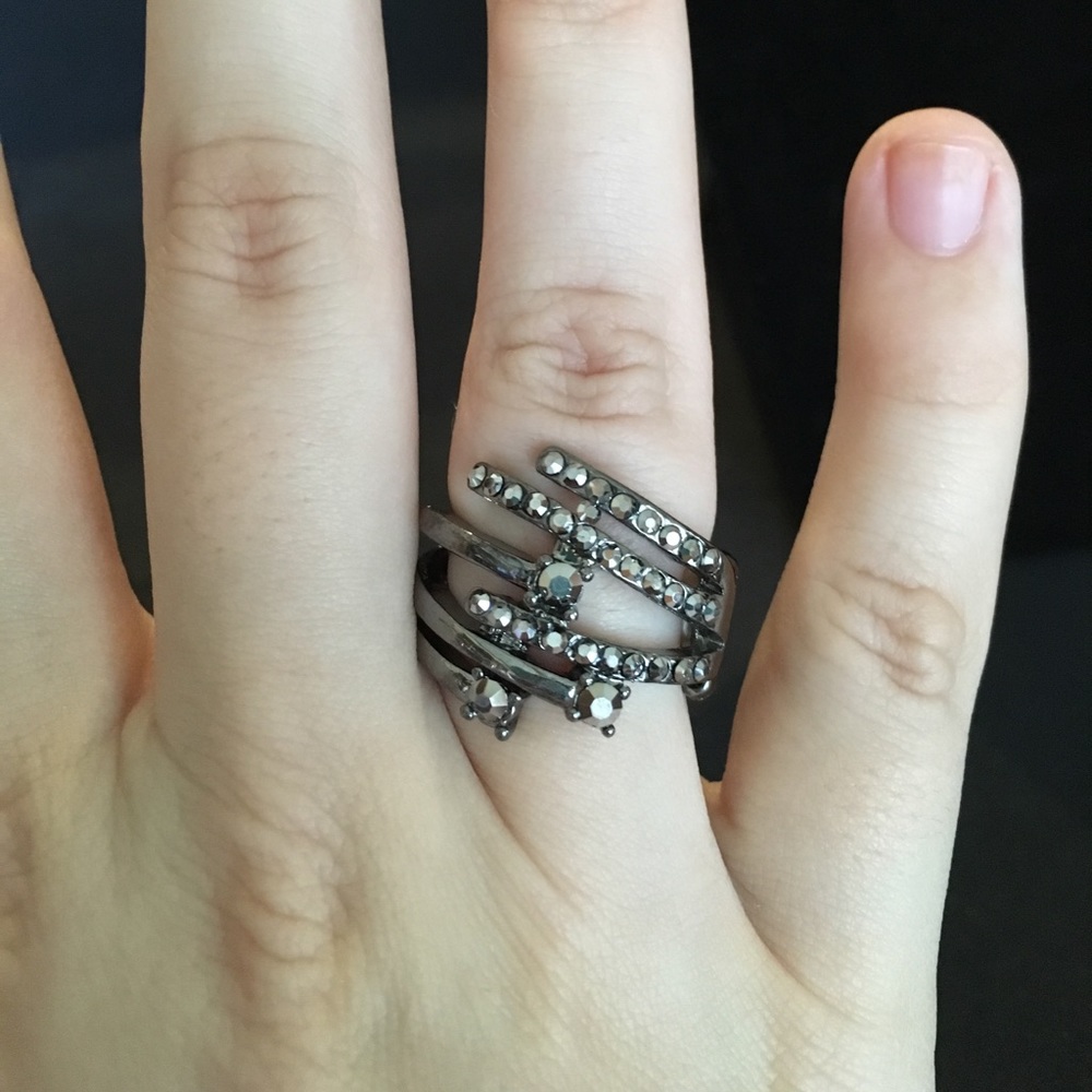 Onyx Diamond Ring