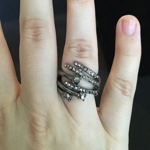 Onyx Diamond Ring