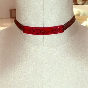 Dior Resin Choker with Swarovski Crystals