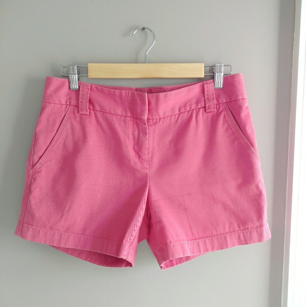 J. Crew Pink Chino Shorts