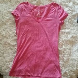Pink V neck Aeropostale Tee
