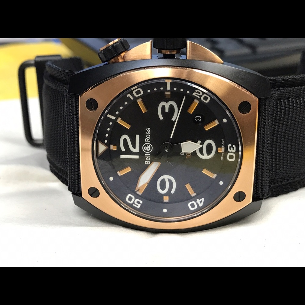 Bell & ross marine  mens watch