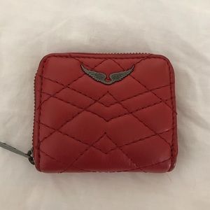 Zadig & Voltaire small quilted zip wallet