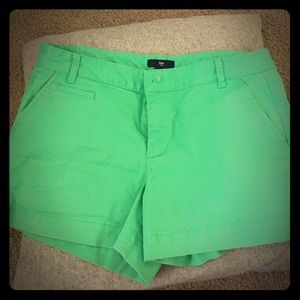 Gap green shorts. Size 4