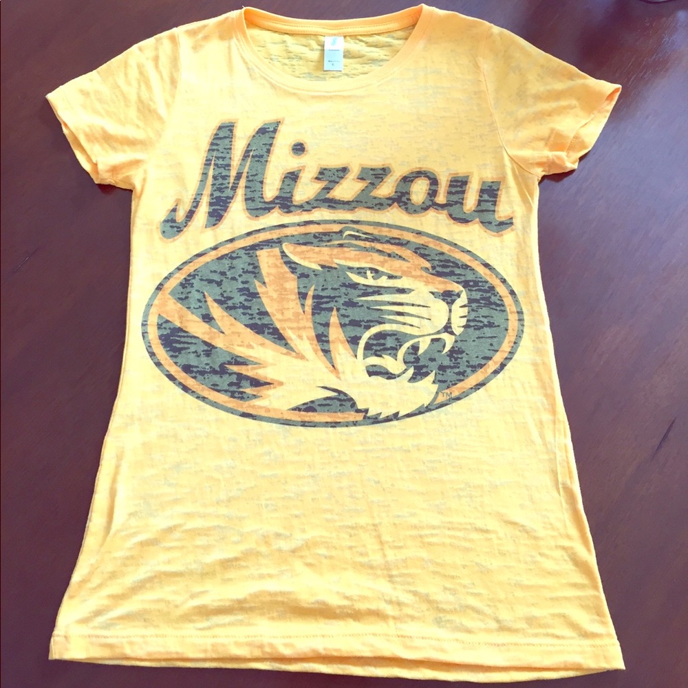 NWOT - Missouri Tigers Burnout Shirt - Large