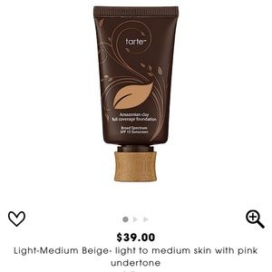 tarte amazonian clay 12 hours foundation