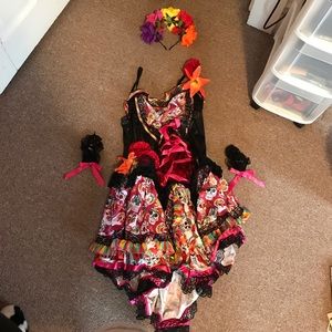 A "Dia de los muertos" Halloween dress. Worn once.
