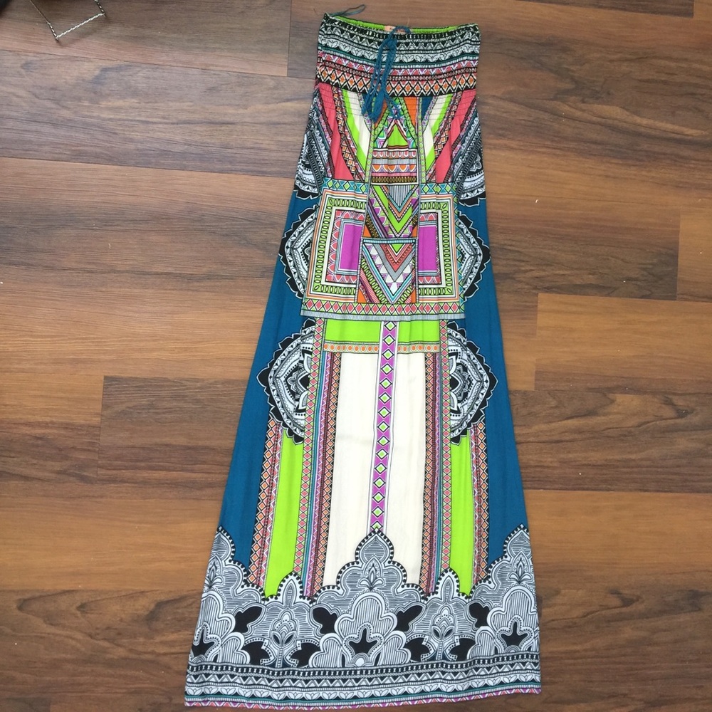 Bright Summery Maxi Dress