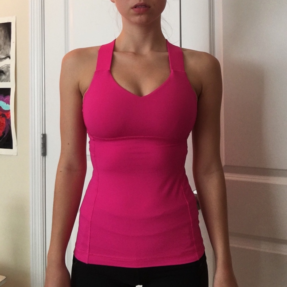 Lululemon Push Ur Limits Tank Paris Pink 2
