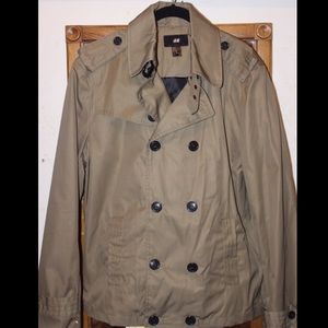 Waist length trench coat