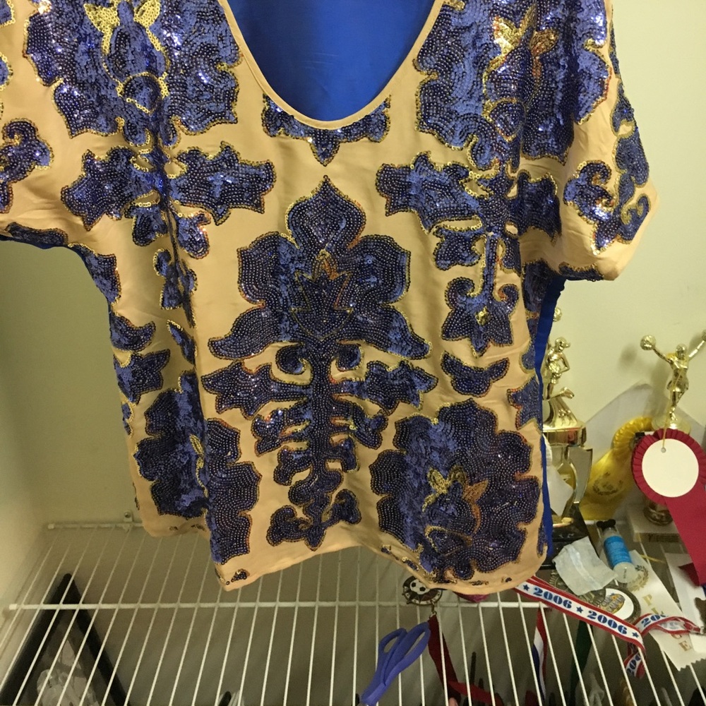 Gold blouse