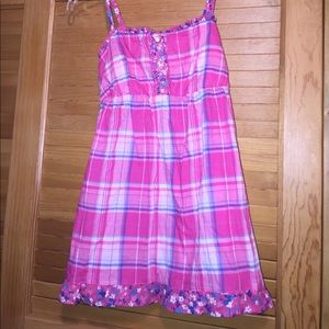 Ruffle plaid cami