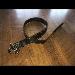 Leather belt