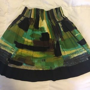 Patterned high waisted skirt F21