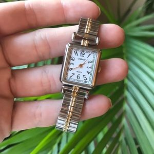 Timex Carriage silver and gold watch Timex Carriage silver and gold watch