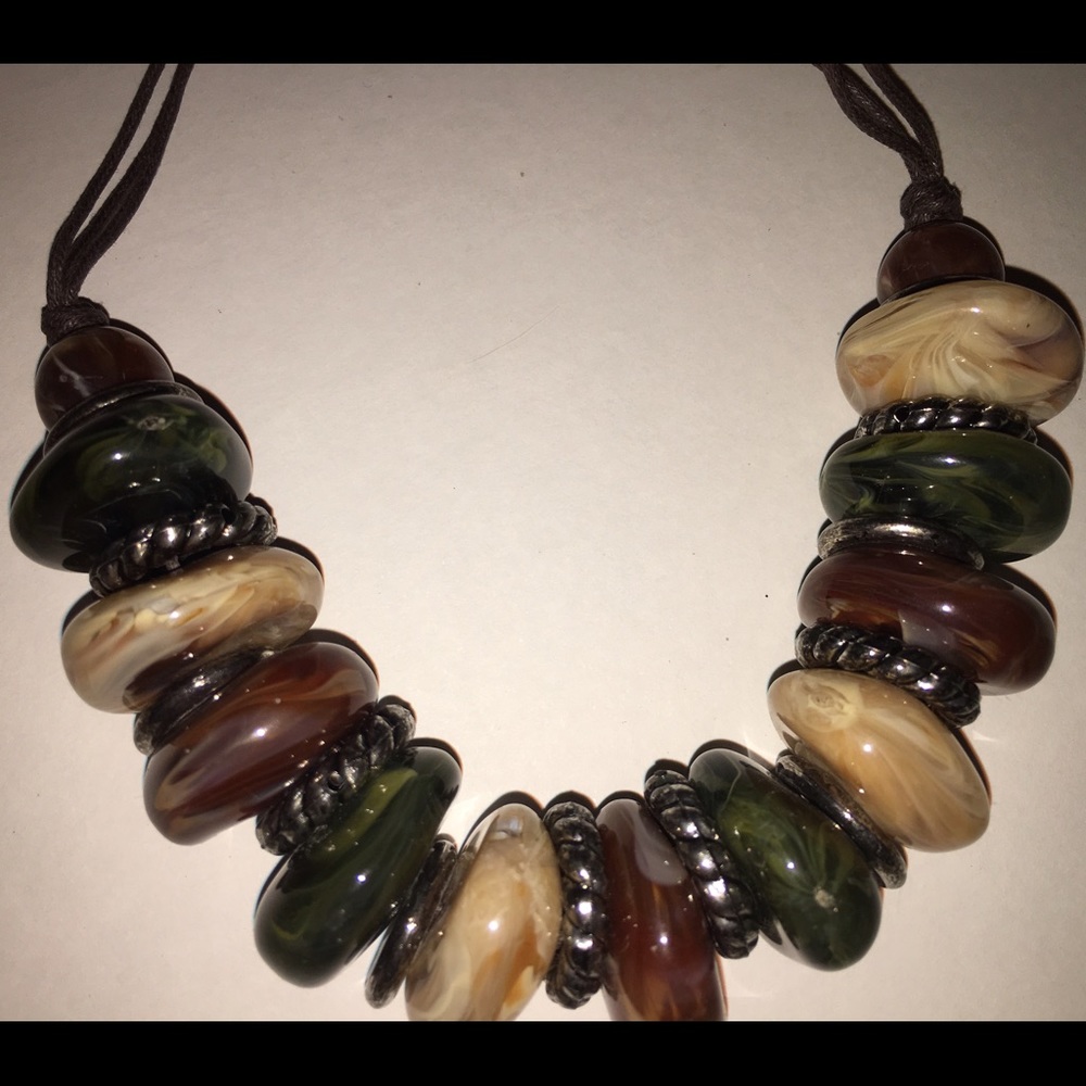 BOHO Chunky handmade necklaceHippy,Hippie,Bohemian