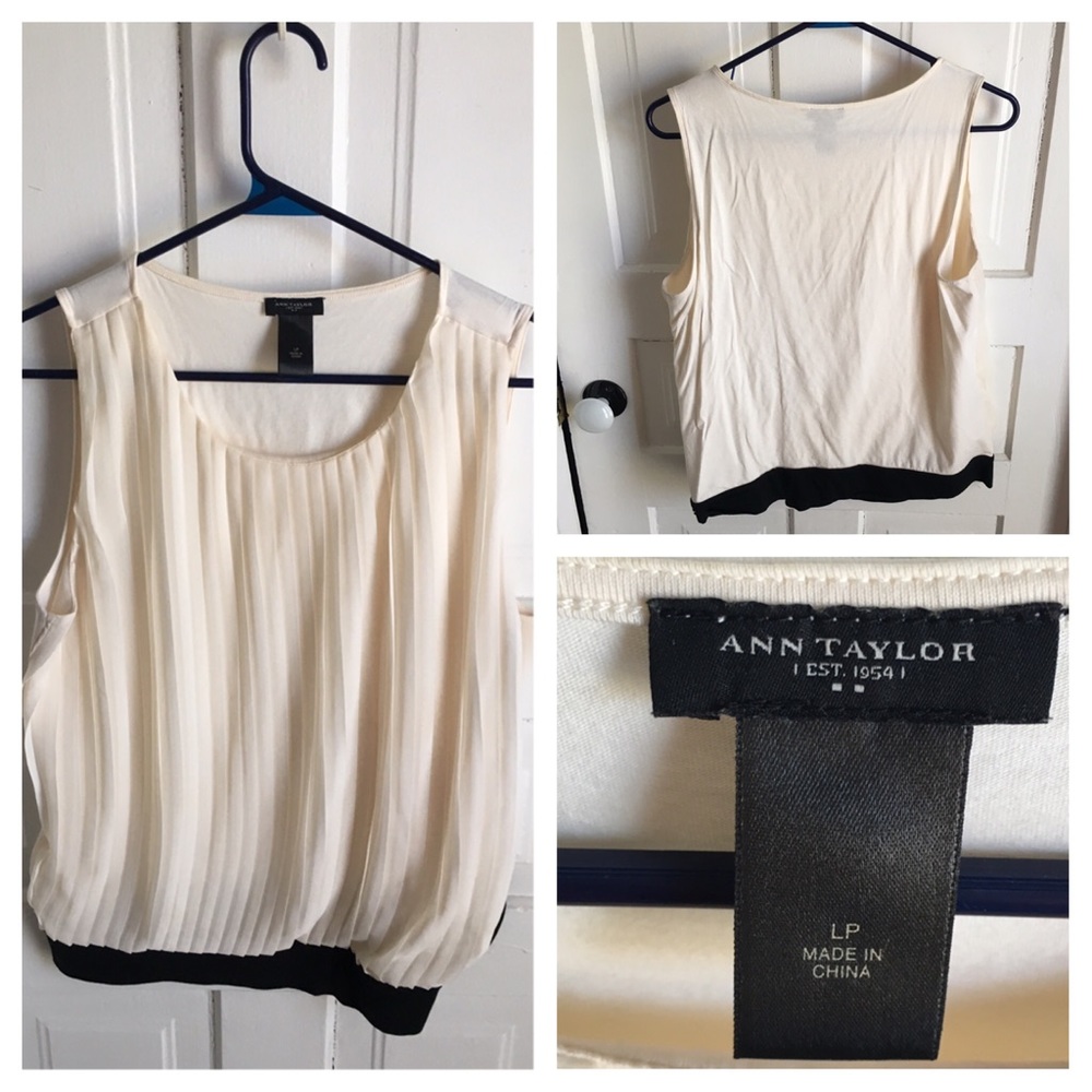 Ann Taylor Pleated Shell