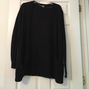 Black cardigan