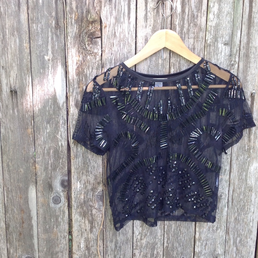 🎉HP🎉 Bar III 20's style Beaded Top