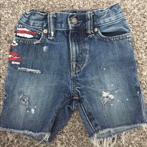 Babygap jean shorts - distressed