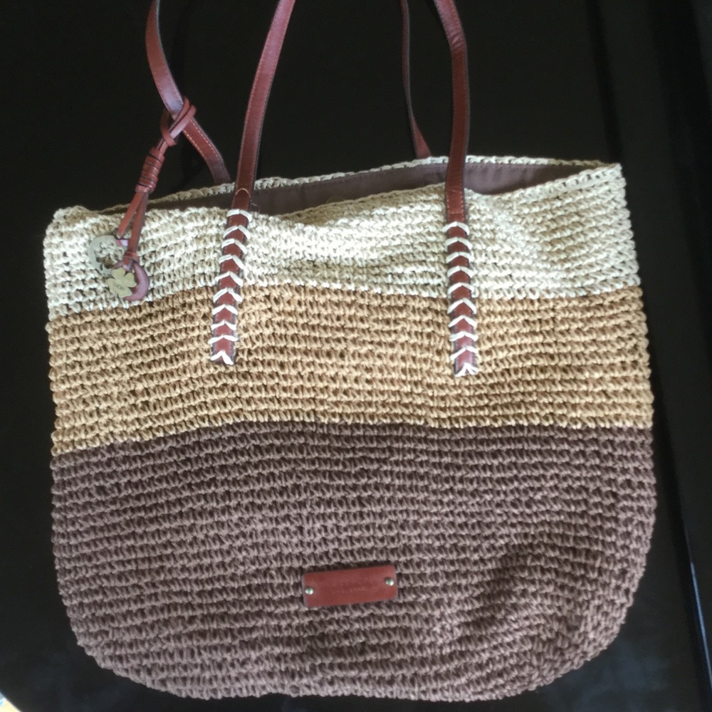 Lucky brand crochet tote