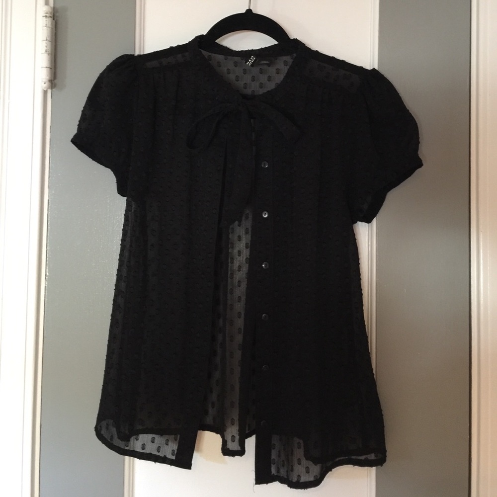 Sheer dotted H&M Blouse