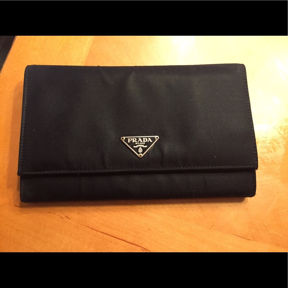 Prada Tessuto Nero wallet M608