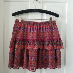 Express 3 tier ruffle skirt
