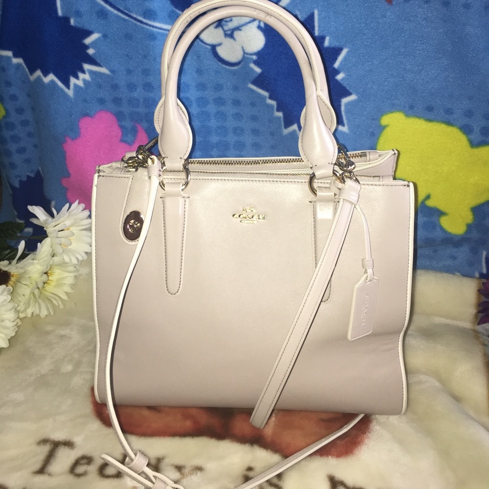 Coach Crosby carryall in color block leather