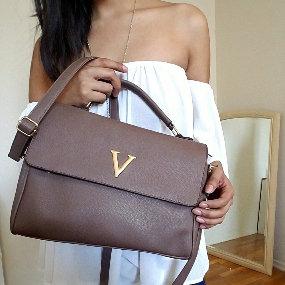🆕BLACK MESSENGER BAG TOTE - Picture 5 of 7