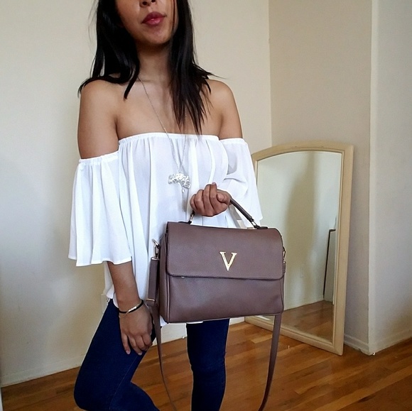 🆕BLACK MESSENGER BAG TOTE - Picture 4 of 7