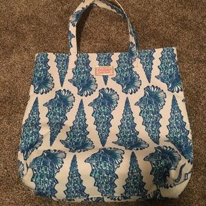 Lilly Pulitzer Canvas Seashell Tote bag