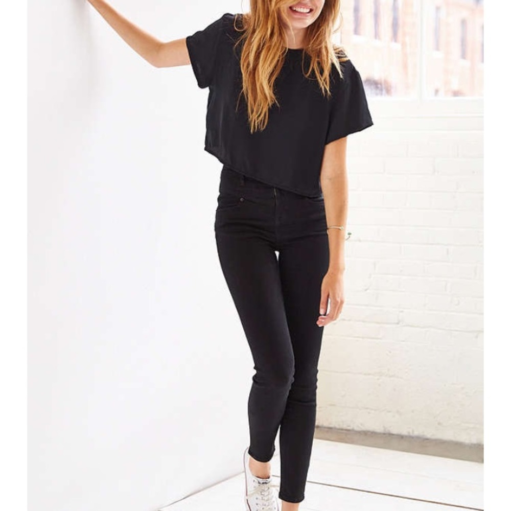 BDG high rise seam jean