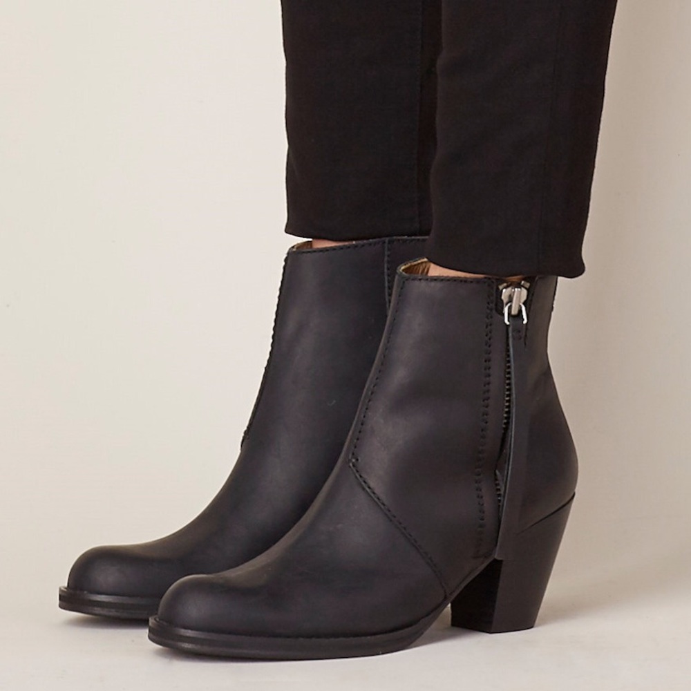 Acne Pistol Boots in Black, 9/39 , With Box