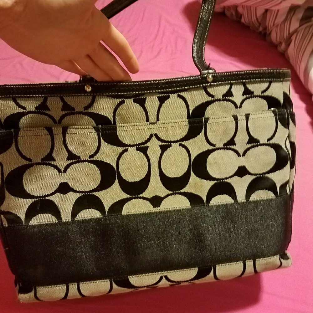 Coach Signature Diaper Bag