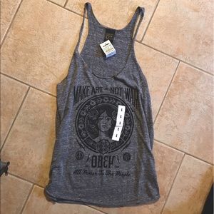 Obey gray tank size L