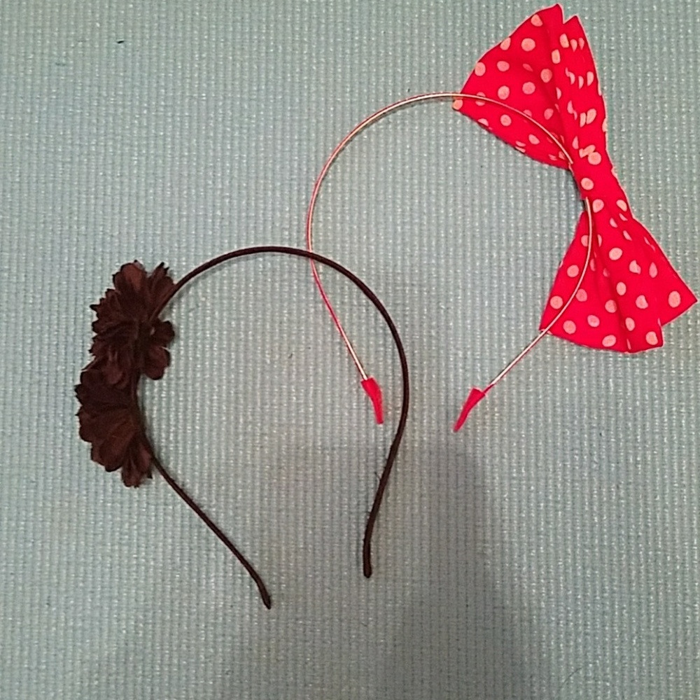 Flower headband and bow headband