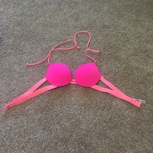 PINK bathing suit top