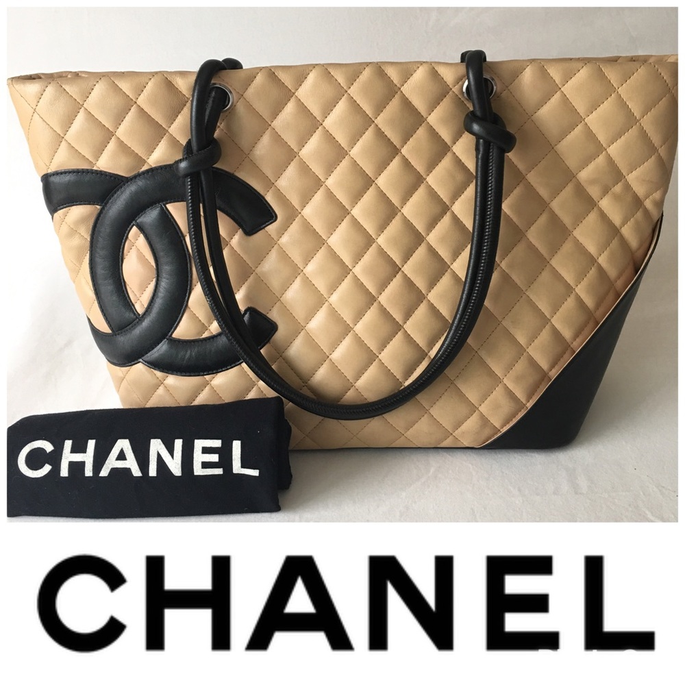 Chanel Cambon Large Leather Tote