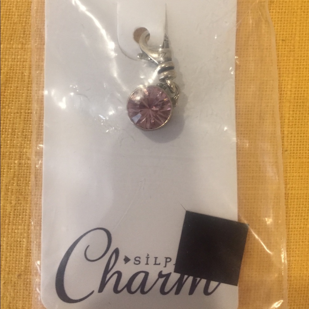 Silpada Birthday day stone 💎 charms