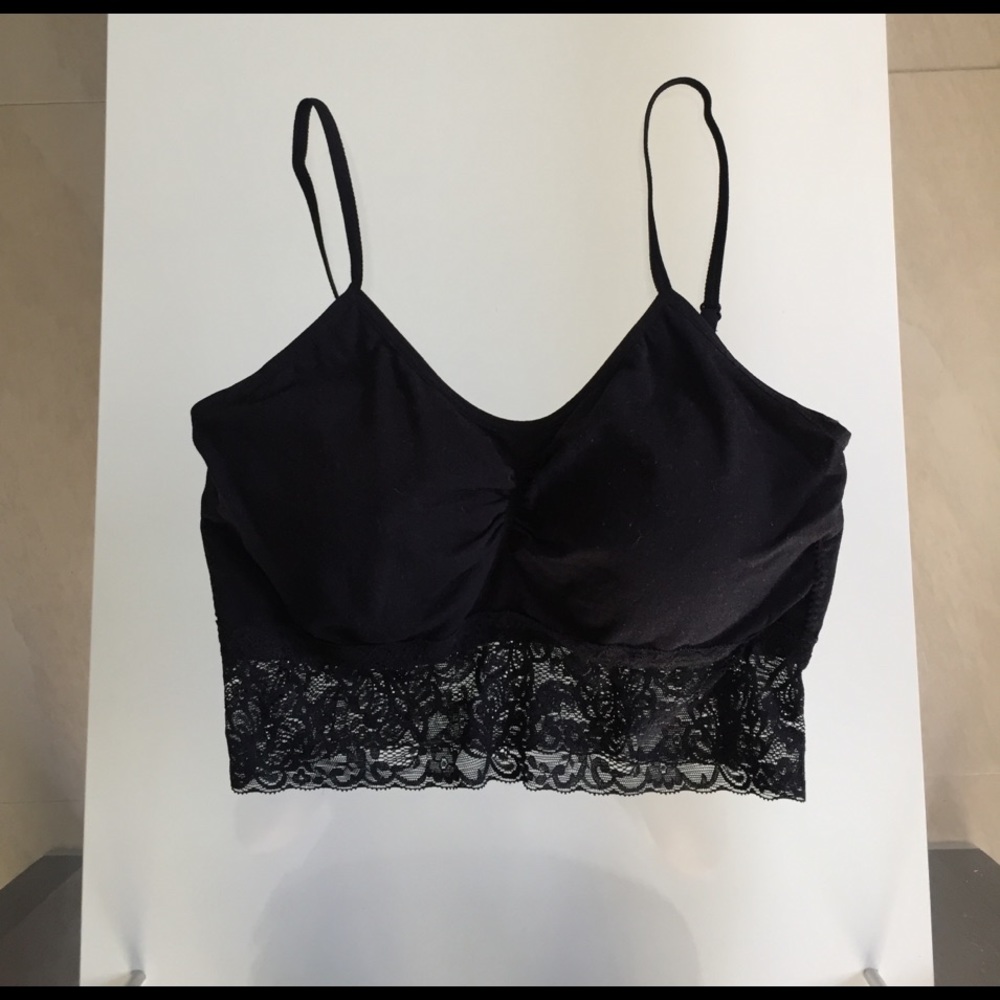Sexy black crop top