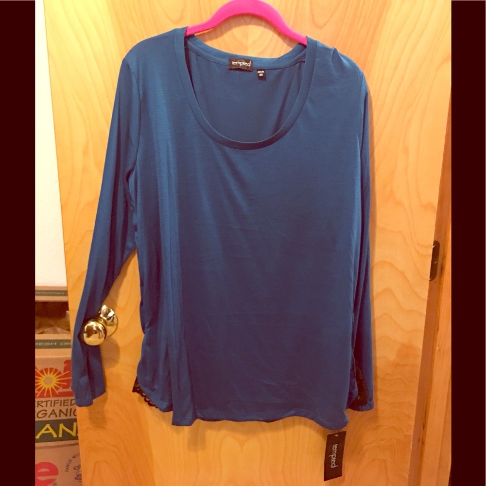 *Plus Size* Tempted Brand L/S Shirt - 2X