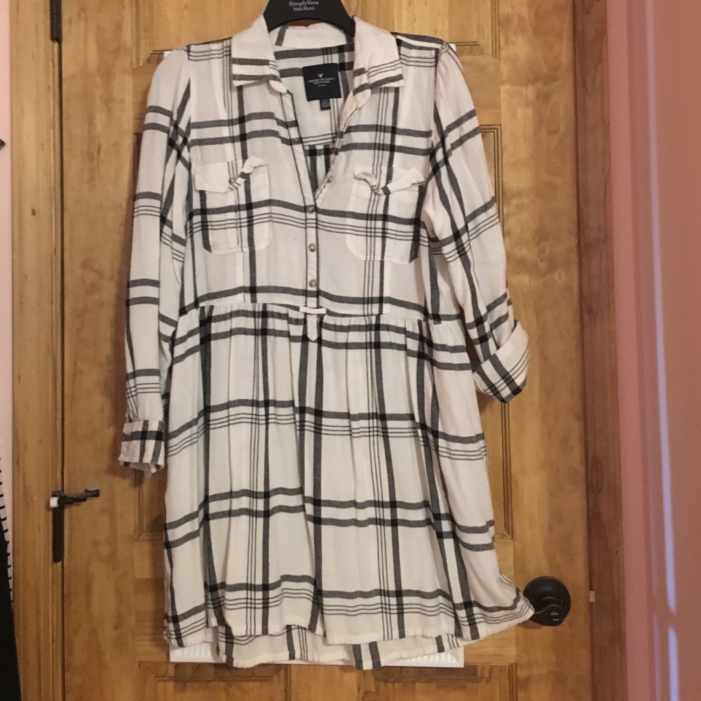American Eagle flannel dress